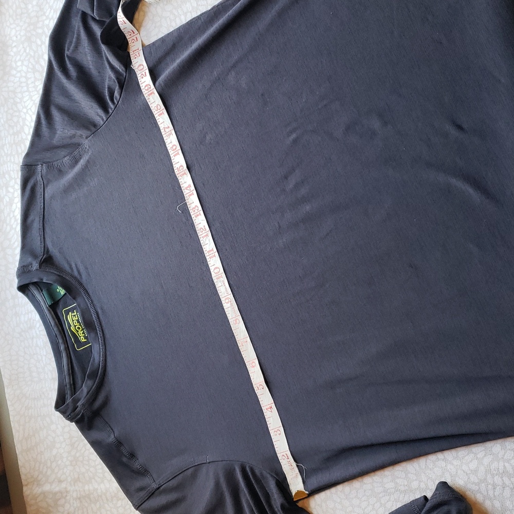 Propel G.H. Bass Engineered Black Crew Neck Long Sleeve Shirt Size M - Picture 5 of 11